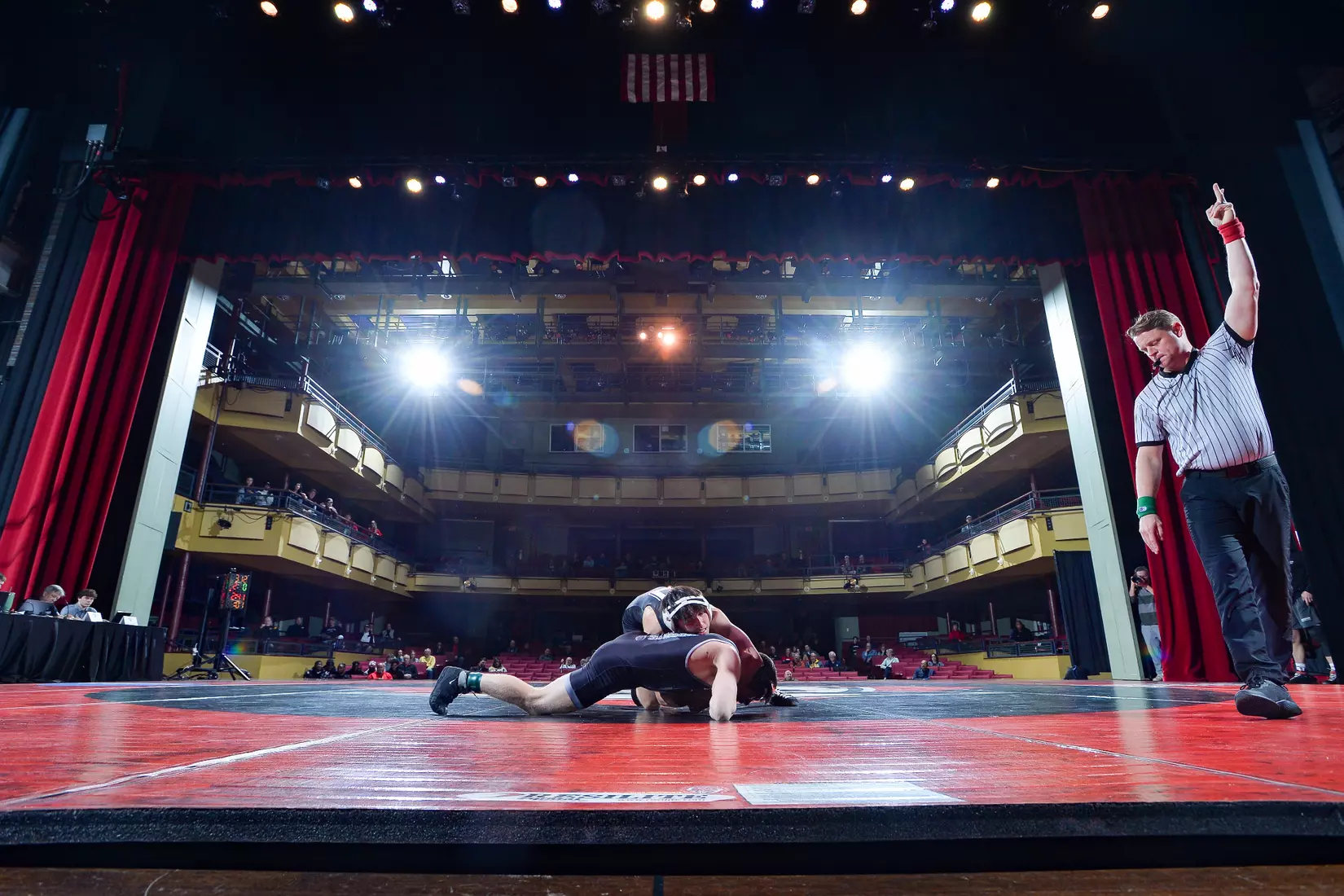 Davidson takes on Bellarmine in SoCon wrestling action at the Duke Family Performance Hall on Sunday, January 15, 2023 in Davidson, North Carolina.