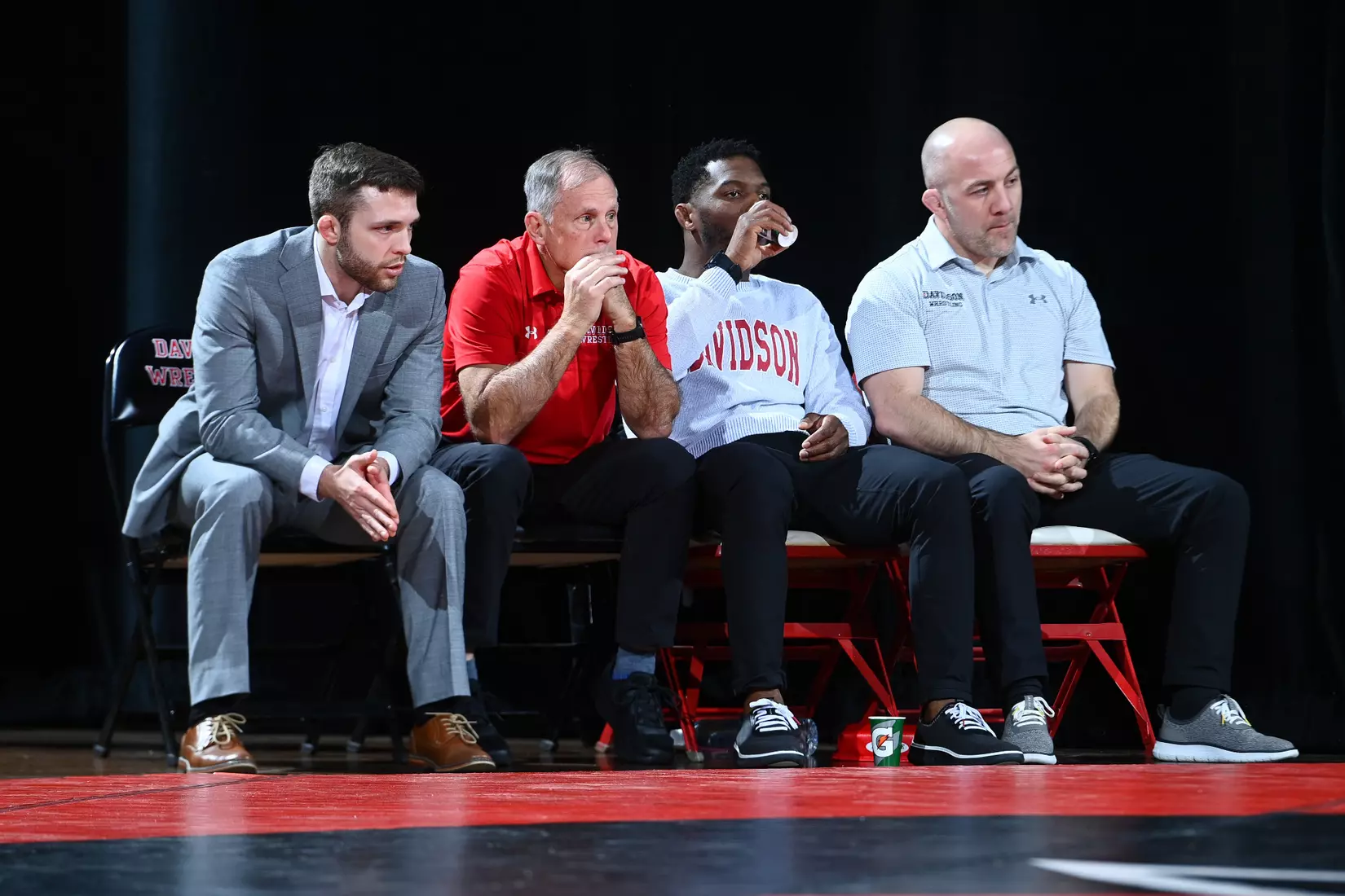 Davidson takes on Bellarmine in SoCon wrestling action at the Duke Family Performance Hall on Sunday, January 15, 2023 in Davidson, North Carolina.