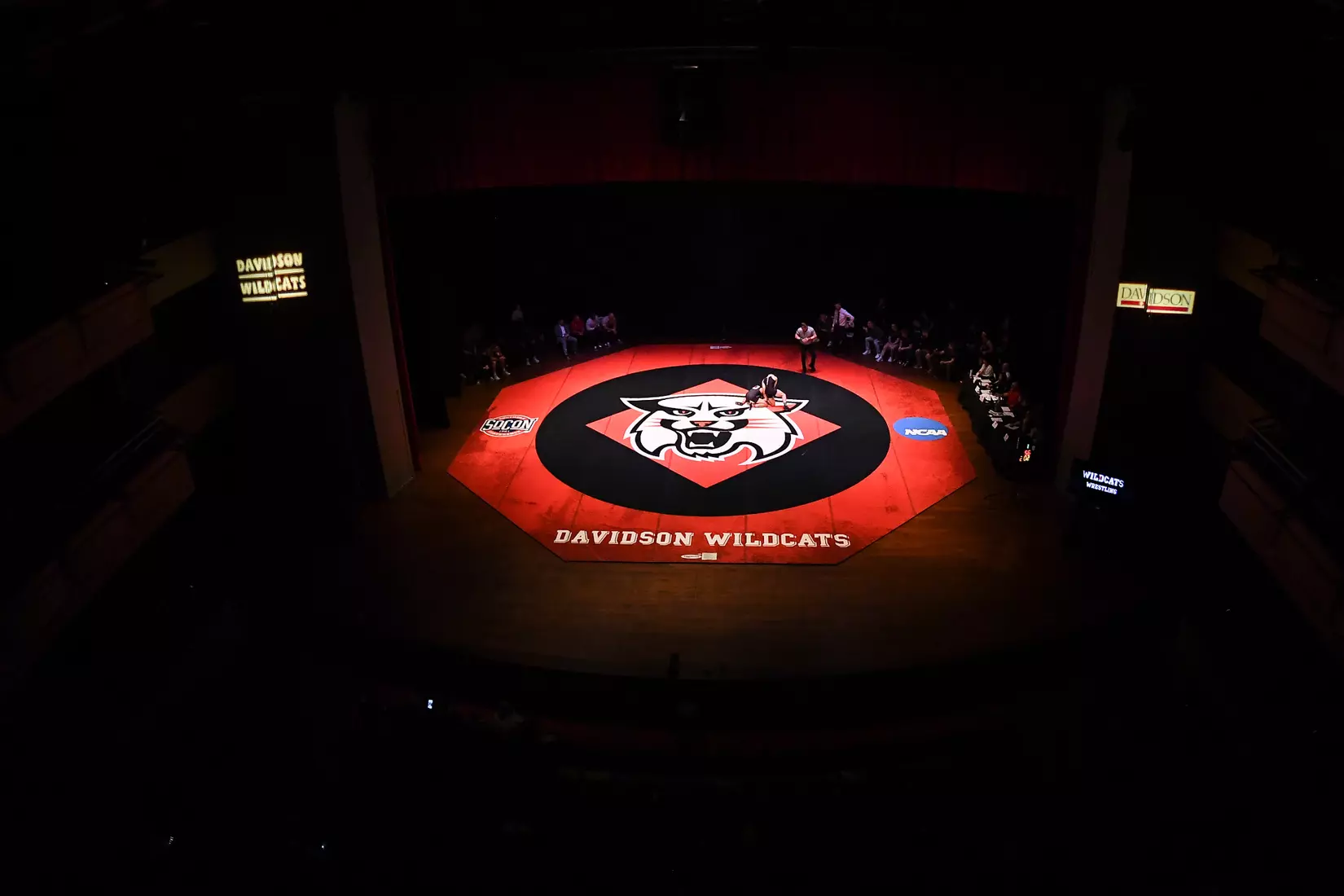 Davidson takes on Bellarmine in SoCon wrestling action at the Duke Family Performance Hall on Sunday, January 15, 2023 in Davidson, North Carolina.