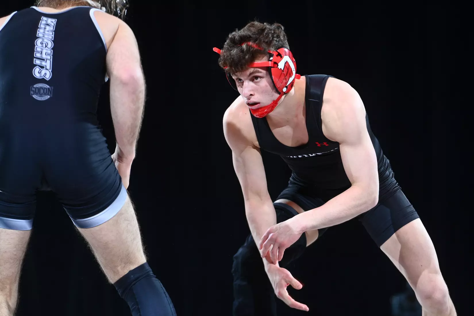 Davidson takes on Bellarmine in SoCon wrestling action at the Duke Family Performance Hall on Sunday, January 15, 2023 in Davidson, North Carolina.