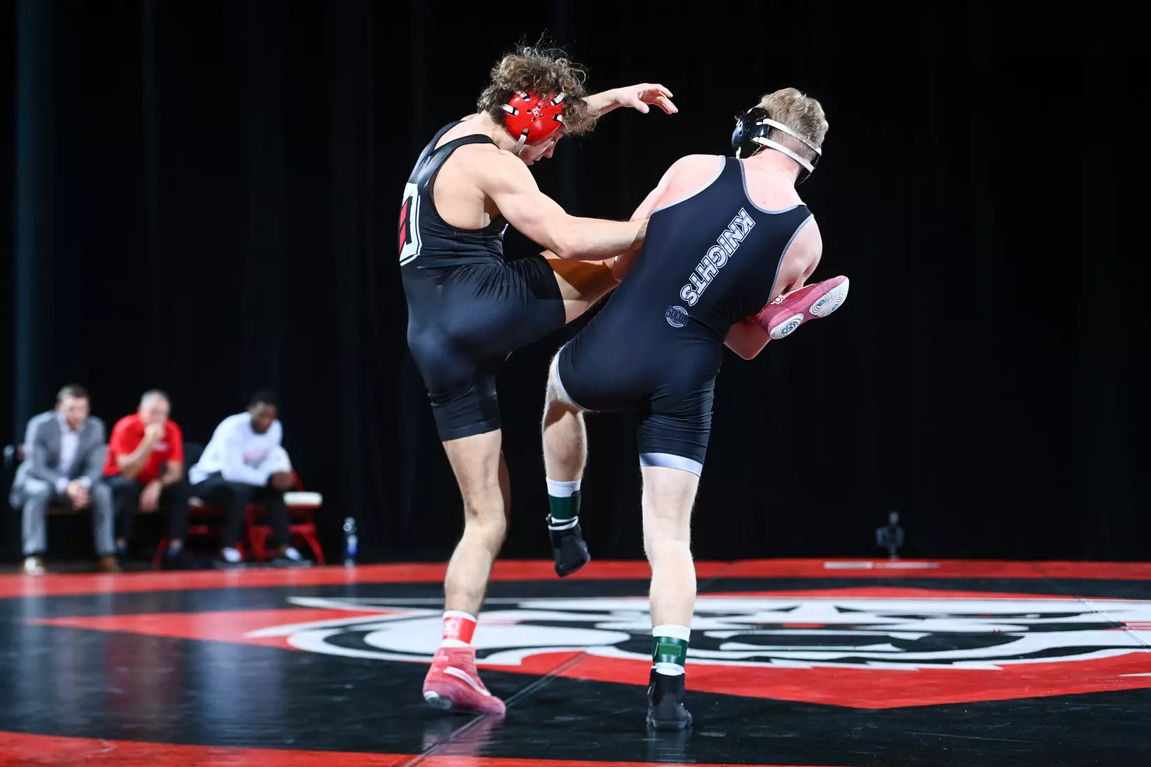 Davidson takes on Bellarmine in SoCon wrestling action at the Duke Family Performance Hall on Sunday, January 15, 2023 in Davidson, North Carolina.