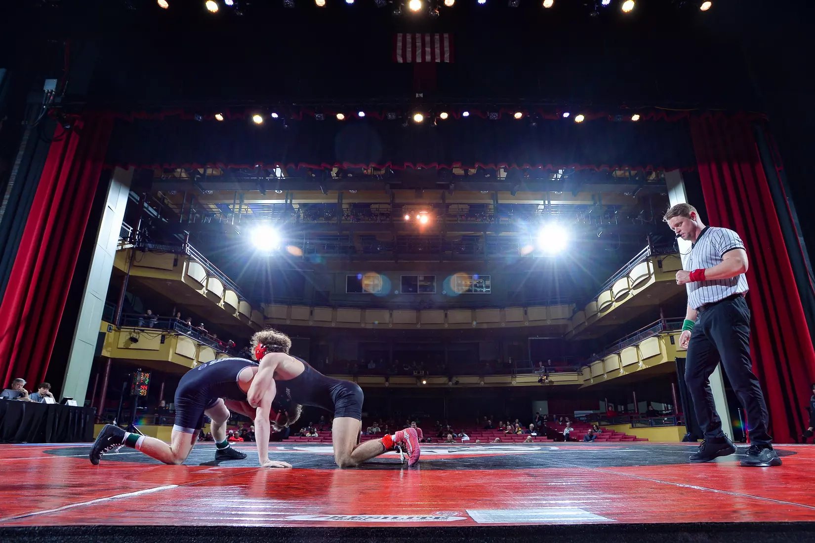 Davidson takes on Bellarmine in SoCon wrestling action at the Duke Family Performance Hall on Sunday, January 15, 2023 in Davidson, North Carolina.