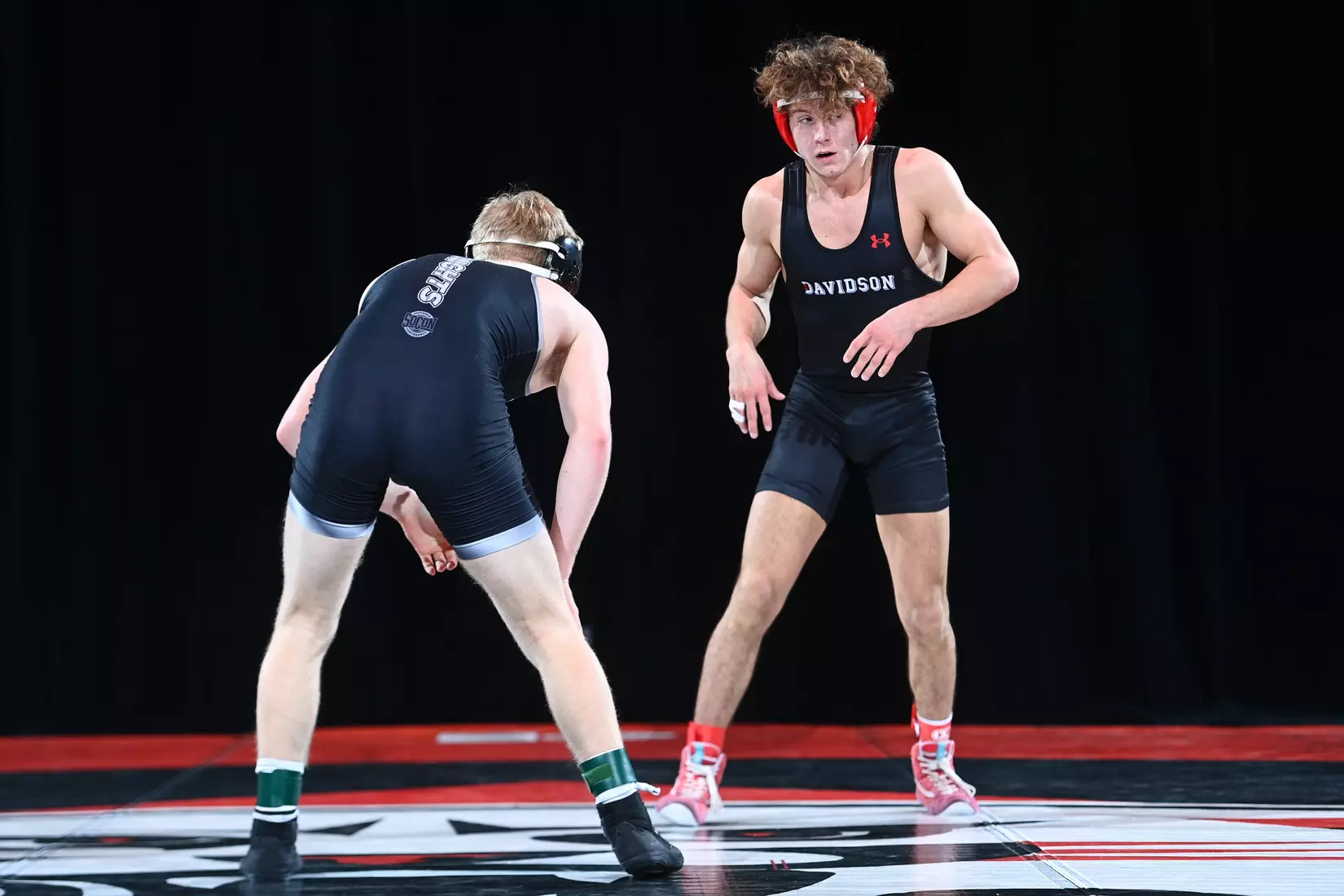 Davidson takes on Bellarmine in SoCon wrestling action at the Duke Family Performance Hall on Sunday, January 15, 2023 in Davidson, North Carolina.