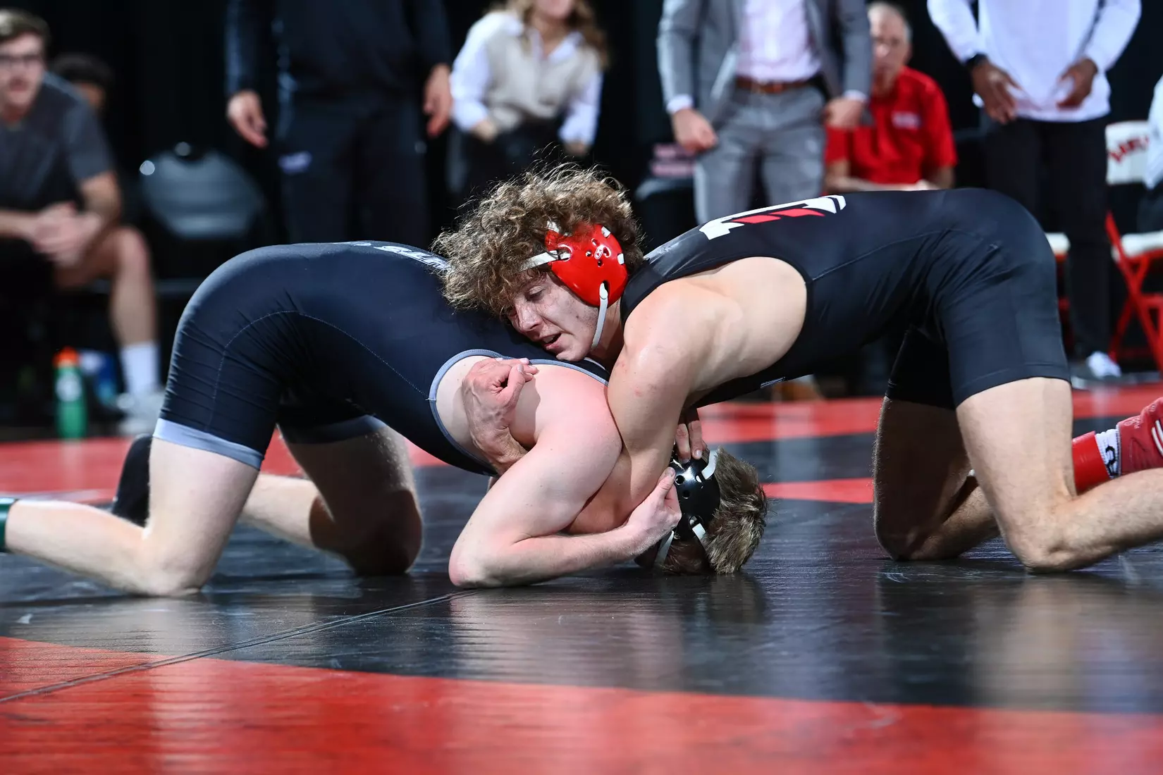 Davidson takes on Bellarmine in SoCon wrestling action at the Duke Family Performance Hall on Sunday, January 15, 2023 in Davidson, North Carolina.
