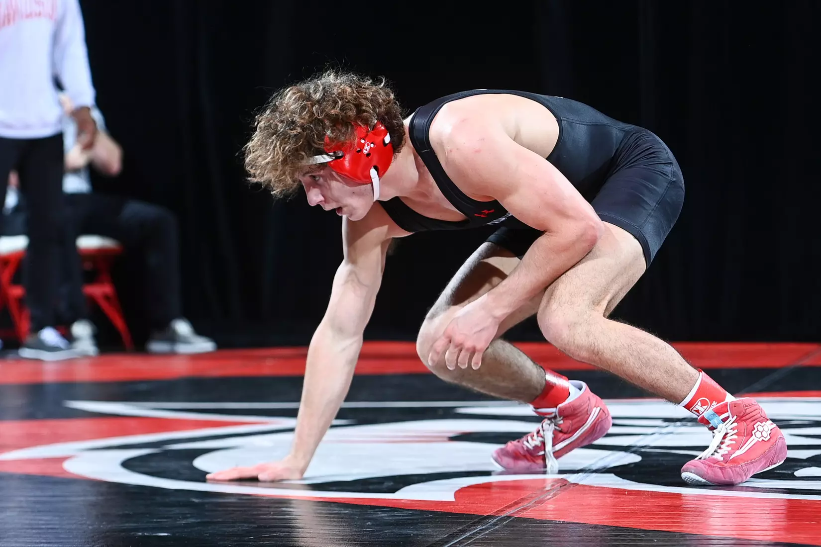 Davidson takes on Bellarmine in SoCon wrestling action at the Duke Family Performance Hall on Sunday, January 15, 2023 in Davidson, North Carolina.
