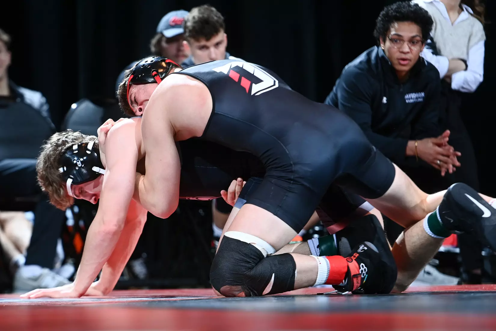 Davidson takes on Bellarmine in SoCon wrestling action at the Duke Family Performance Hall on Sunday, January 15, 2023 in Davidson, North Carolina.