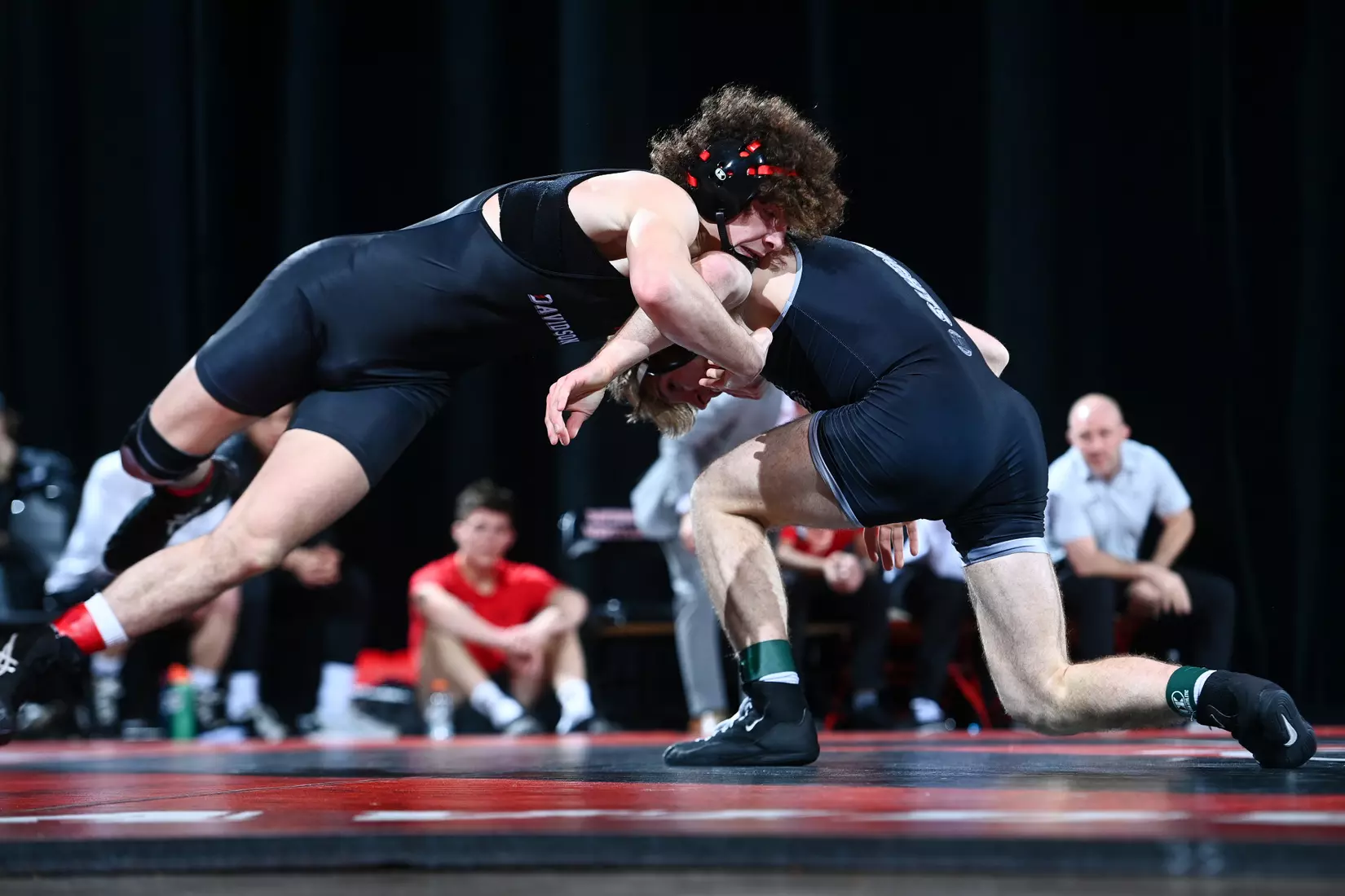 Davidson takes on Bellarmine in SoCon wrestling action at the Duke Family Performance Hall on Sunday, January 15, 2023 in Davidson, North Carolina.