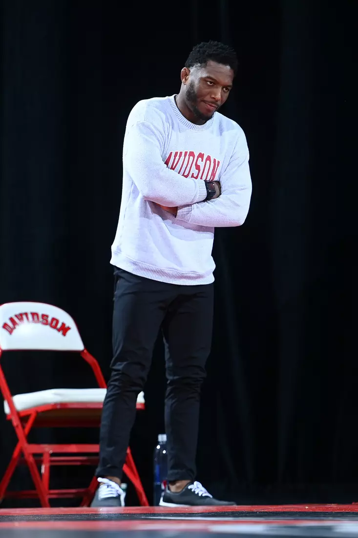 Davidson takes on Bellarmine in SoCon wrestling action at the Duke Family Performance Hall on Sunday, January 15, 2023 in Davidson, North Carolina.