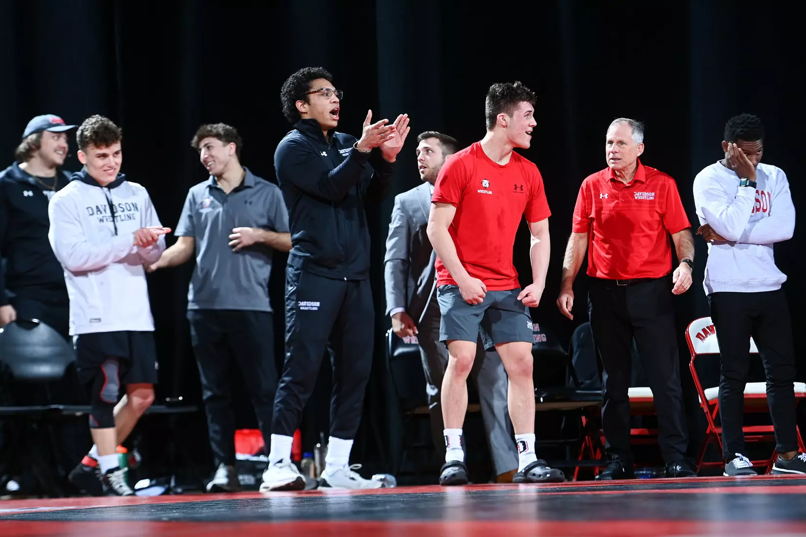 Davidson takes on Bellarmine in SoCon wrestling action at the Duke Family Performance Hall on Sunday, January 15, 2023 in Davidson, North Carolina.