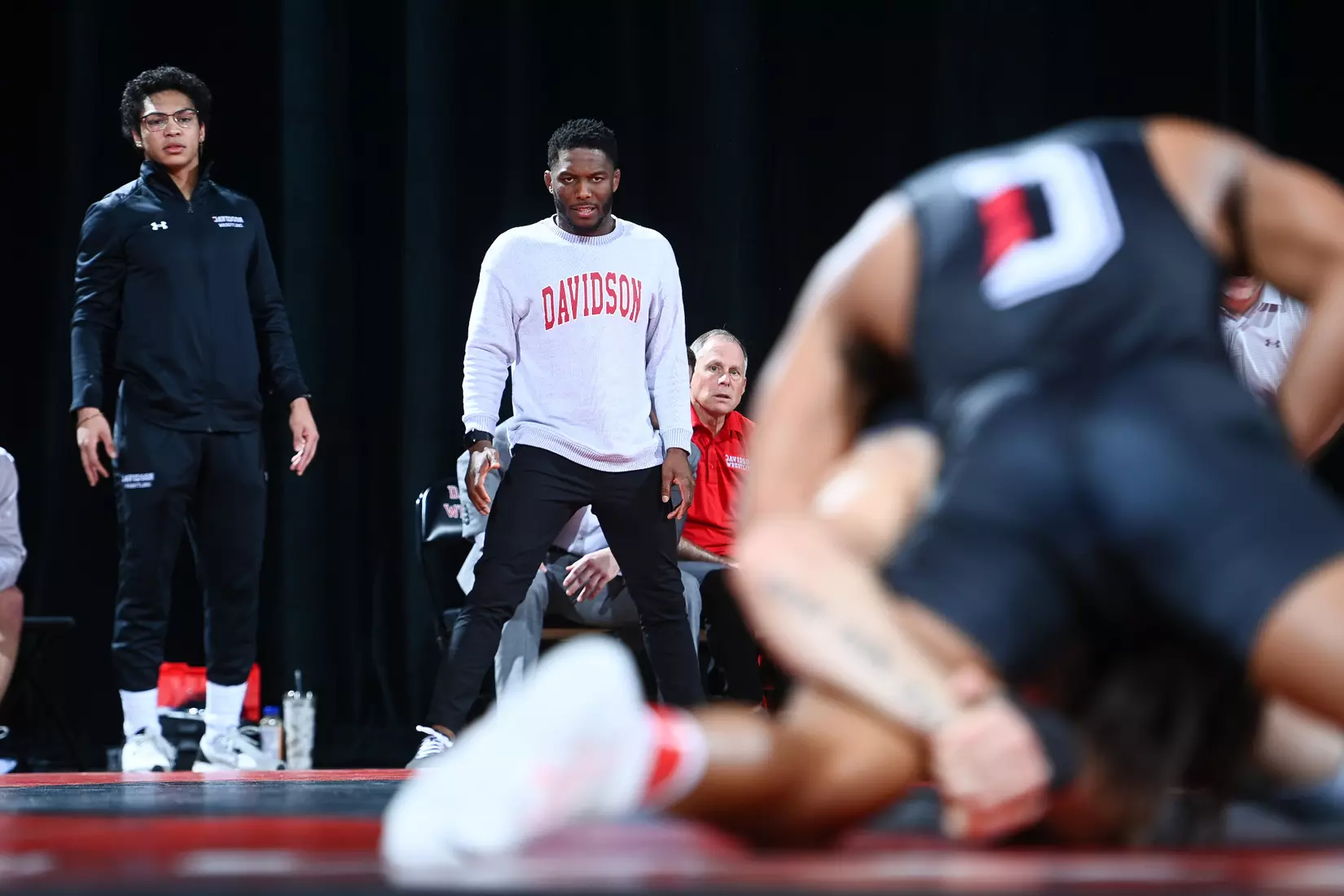 Davidson takes on Bellarmine in SoCon wrestling action at the Duke Family Performance Hall on Sunday, January 15, 2023 in Davidson, North Carolina.