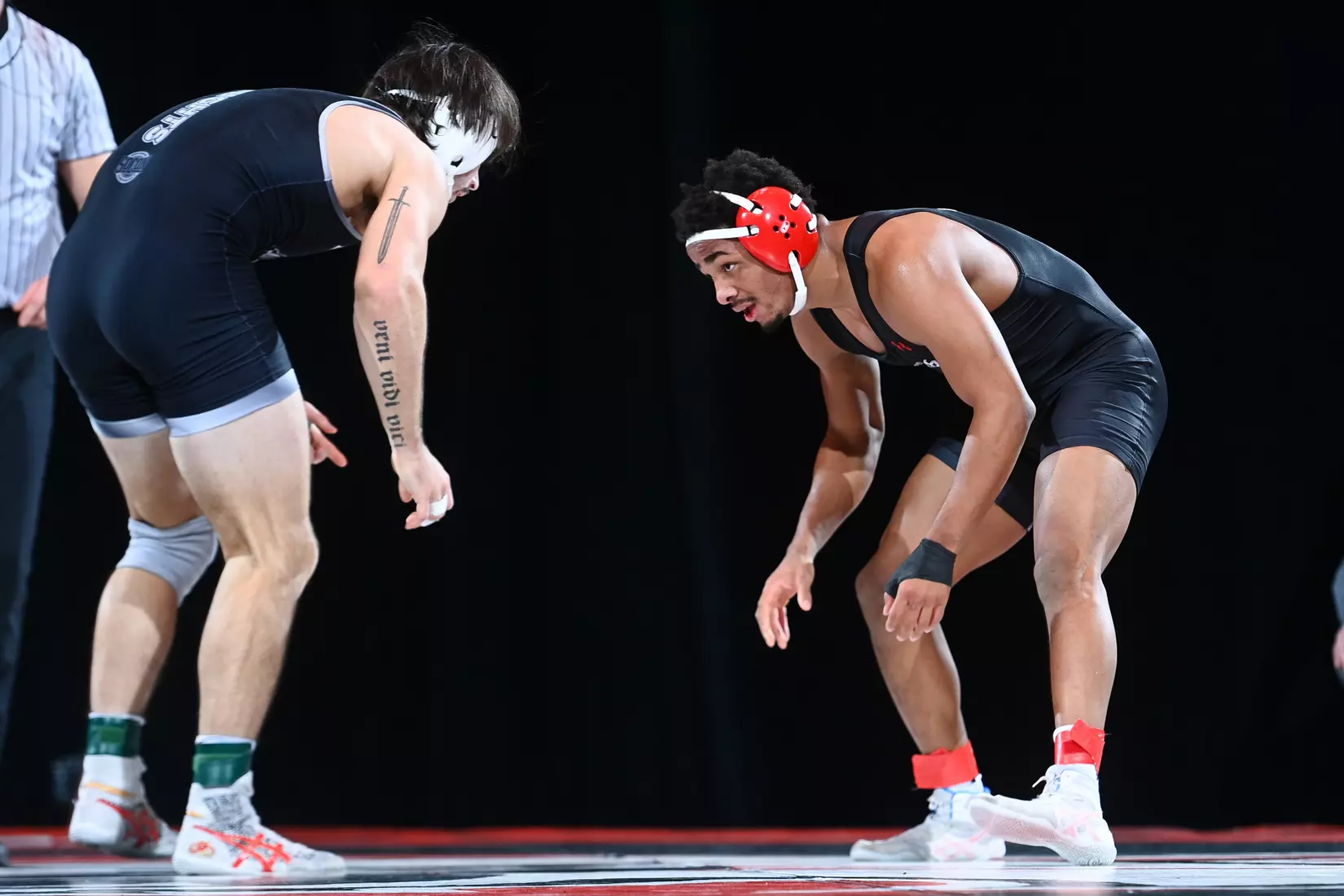 Davidson takes on Bellarmine in SoCon wrestling action at the Duke Family Performance Hall on Sunday, January 15, 2023 in Davidson, North Carolina.
