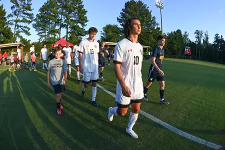 Vinny taking the field