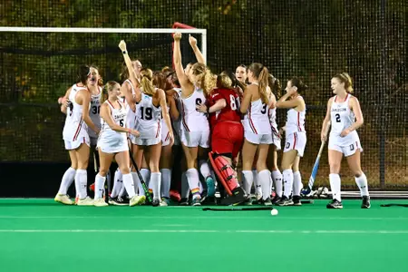 Davidson takes on Ball State in non-conference field hockey action at Carol Grotnes Belk Turf Field on Friday, October 06, 2023 in Davidson, North Carolina. Tim Cowie/DavidsonPhotos.com