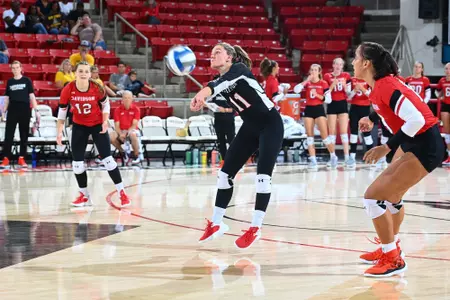 Davidson takes on Appalachian State in non-conference women’s volleyball action at Belk Arena on Thursday, September 14, 2023 in Davidson, North Carolina. Tim Cowie/DavidsonPhotos.com