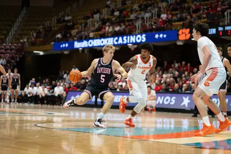 Grant Huffman driving vs. Clemson
