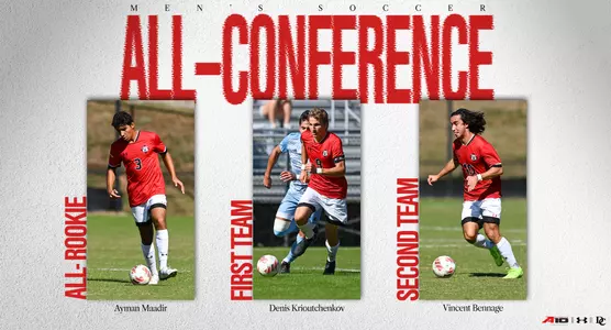 Denis Krioutchenkov, Vincent Bennage, and Ayman Maadir were recognized by the A-10 and earned postseason accolades