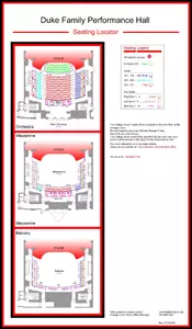Duke Performance Hall Seating Chart