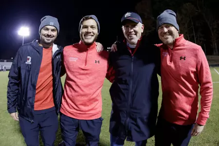 Davidson takes on Duquesne in the quarterfinals of the Atlantic 10 Men's Soccer Championship at Alumni Soccer Stadium on Friday, November 03, 2023 in Davidson, North Carolina. Jeff Sochko/Tim Cowie Photography
