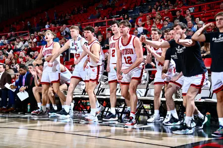 Davidson takes on Lynchburg in non-conference men’s basketball action at Belk Arena on Saturday, December 16, 2023 in Davidson, North Carolina. Tim Cowie/DavidsonPhotos.com