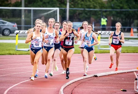 Natalie Abernathy at the A-10 Outdoor Championships, 2022