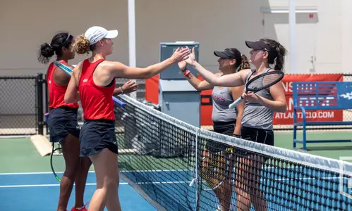 Josie Schaffer and Kevya Patel at A-10's