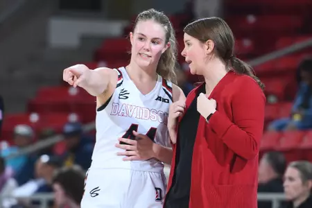 Davidson takes on Loyola Chicago in A-10 women’s basketball action at Belk Arena on Wednesday, February 08, 2023 in Davidson, North Carolina.