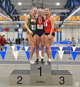 Hannah Kanjian places third in the pentathlon at the 2023 A-10 Indoor Championships