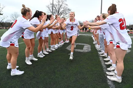 Davidson takes on Duke in non-conference women’s lacrosse action at Smith Field at Richardson Stadium on Wednesday, February 15, 2023 in Davidson, North Carolina.