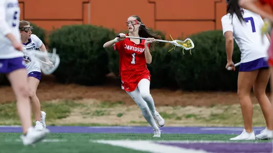 Davidson takes on High Point in non-conference women's lacrosse action at Vert Stadium on Saturday, February 11, 2023 in High Point, North Carolina.