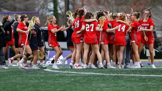 Davidson takes on High Point in non-conference women's lacrosse action at Vert Stadium on Saturday, February 11, 2023 in High Point, North Carolina.
