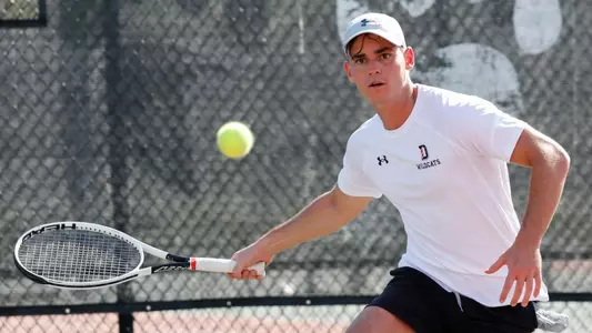 Davidson takes on Elon in non-conference men’s tennis action at the Covington Tennis Courts on Thursday, March 23, 2023 in Davidson, North Carolina.