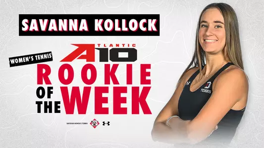 Savanna Kollock Named A-10 Rookie of the Week on 4.12.23