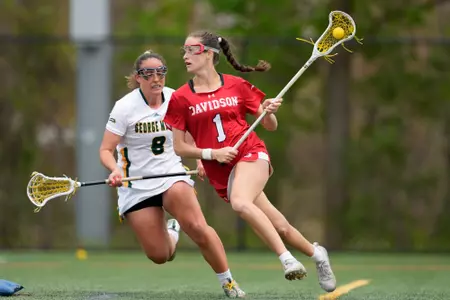 Grace Fahey driving against George Mason