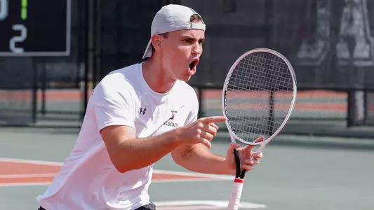 Davidson takes on Elon in non-conference men’s tennis action at the Covington Tennis Courts on Thursday, March 23, 2023 in Davidson, North Carolina.