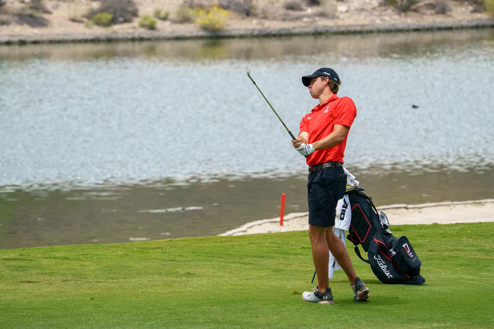 Davidson participates in day three of the 2023 NCAA DI Men’s Golf Championships at Bear’s Best Las Vegas on Wednesday, May 17, 2023 in Las Vegas, Nevada.