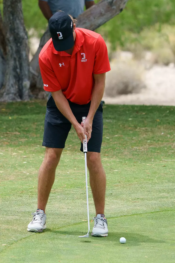 Davidson participates in day three of the 2023 NCAA DI Men’s Golf Championships at Bear’s Best Las Vegas on Wednesday, May 17, 2023 in Las Vegas, Nevada.