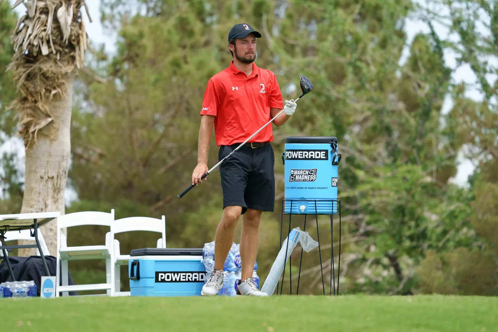 Davidson participates in day three of the 2023 NCAA DI Men’s Golf Championships at Bear’s Best Las Vegas on Wednesday, May 17, 2023 in Las Vegas, Nevada.