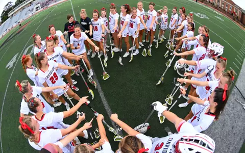 Davidson takes on Richmond in A-10 women’s lacrosse action at Smith Field at Richardson Stadium on Saturday, April 22, 2023 in Davidson, North Carolina.