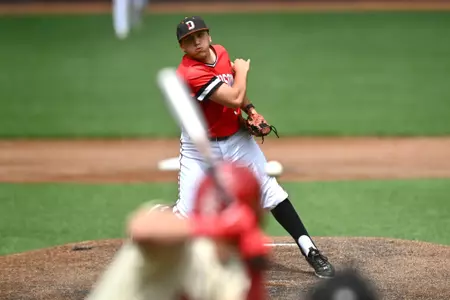 Davidson takes on Dayton in A10 baseball action at Wilson Field on Sunday, April 16, 2023 in Davidson, North Carolina.
