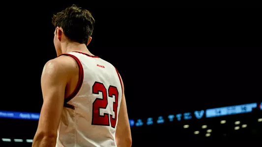 Connor Kochera at the 22-23 A10 BB Tournament