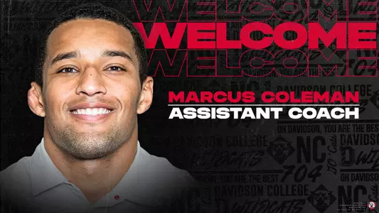 Marcus Coleman joins Davidson wrestling staff