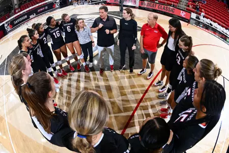 Davidson takes on Northern Illinois in non-conference volleyball action at the 2023 Wildcat Classic at Belk Arena on Saturday, September 02, 2023 in Davidson, North Carolina. Tim Cowie/DavidsonPhotos.com