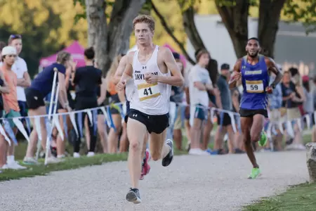 Davidson participates in the 2023 Queen City Invite at McAlpine Creek Park on Friday, September 15, 2023 in Charlotte, North Carolina.