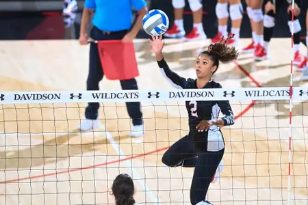 Davidson takes on Northern Illinois in non-conference volleyball action at the 2023 Wildcat Classic at Belk Arena on Saturday, September 02, 2023 in Davidson, North Carolina. Tim Cowie/DavidsonPhotos.com
