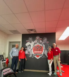 Wrestling room ribbon cutting