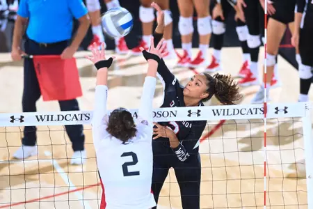 Davidson takes on Northern Illinois in non-conference volleyball action at the 2023 Wildcat Classic at Belk Arena on Saturday, September 02, 2023 in Davidson, North Carolina. Tim Cowie/DavidsonPhotos.com