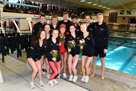 2024 Davidson swim dive seniors