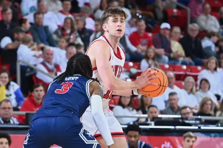 Hunter Adam against Richmond on 1.20.24