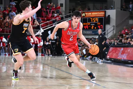 Davidson takes on VCU in A-10 men’s basketball action at Belk Arena on Saturday, January 27, 2024 in Davidson, North Carolina. Tim Cowie/Tim Cowie Photography