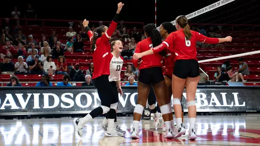 2024 VB vs. Duquesne Team Celebration